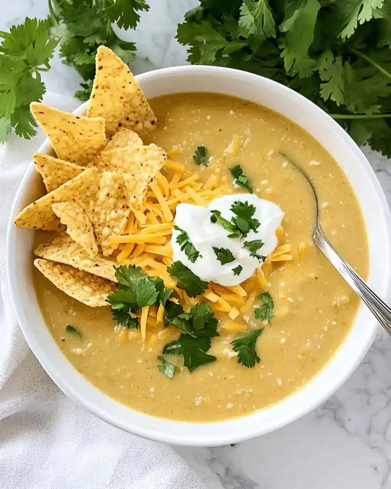 Green Enchilada Chicken Soup Recipe