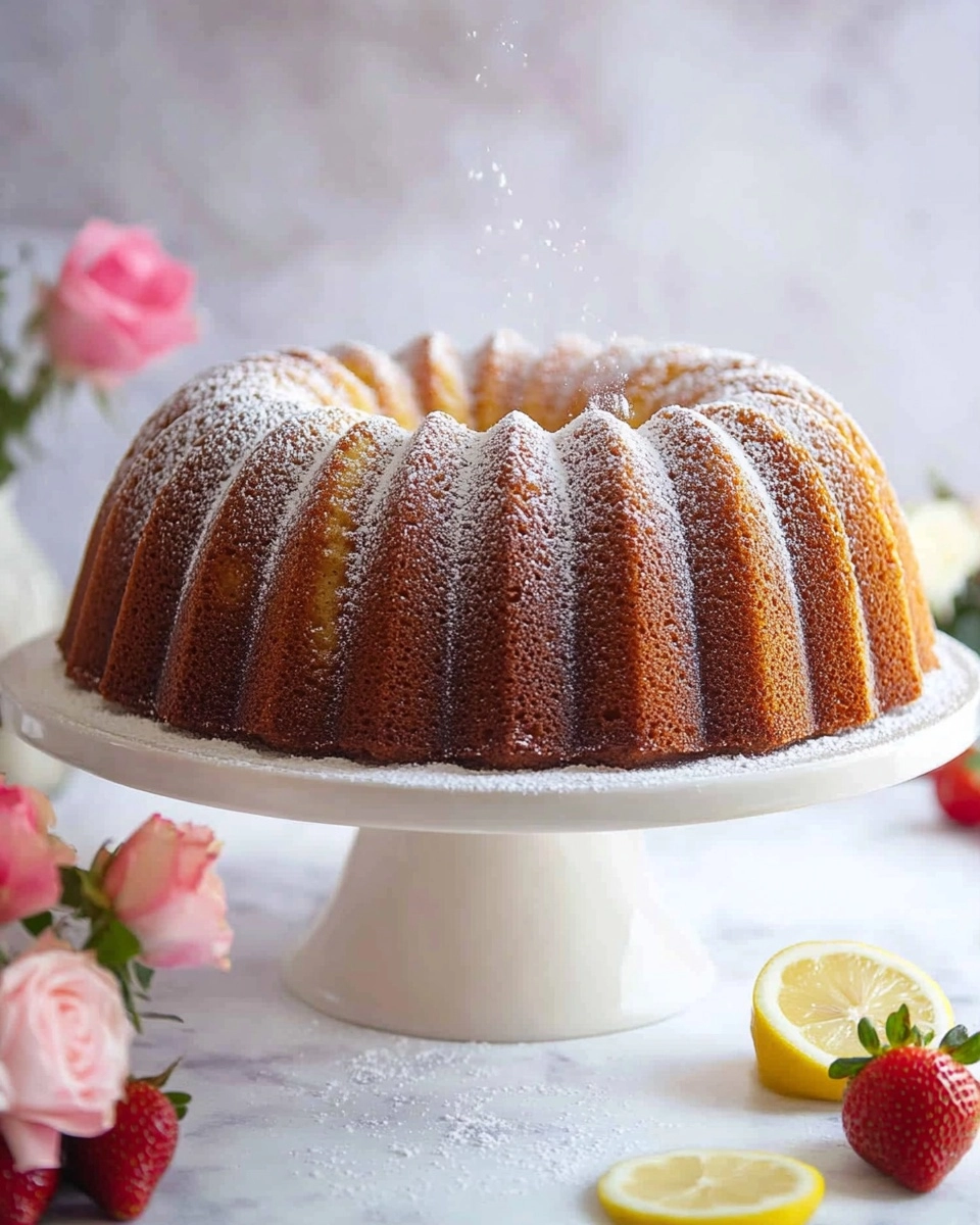 Strawberry Lemon Bundt Cake Recipe