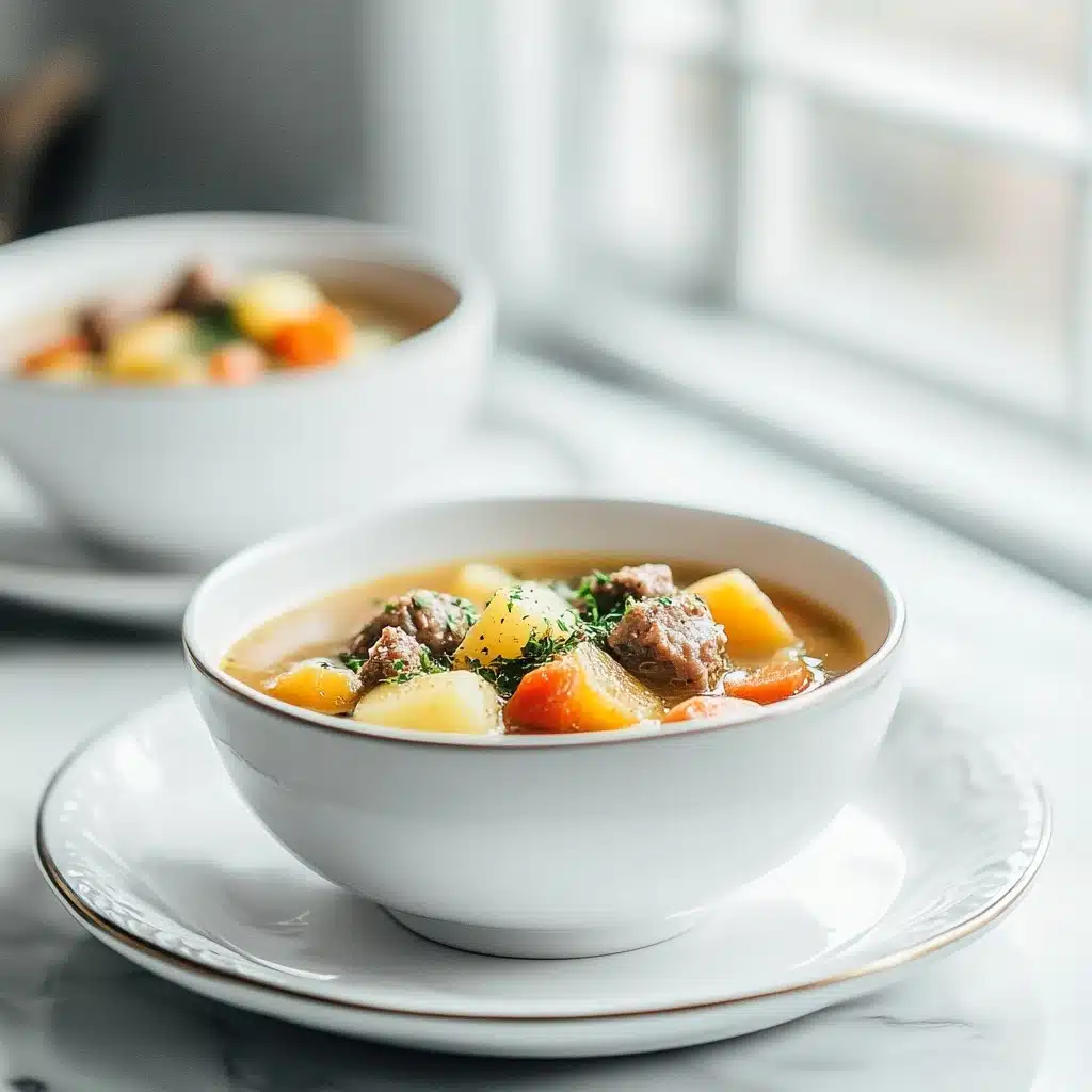Cozy Italian Sausage and Potato Soup Recipe - Recipe Image