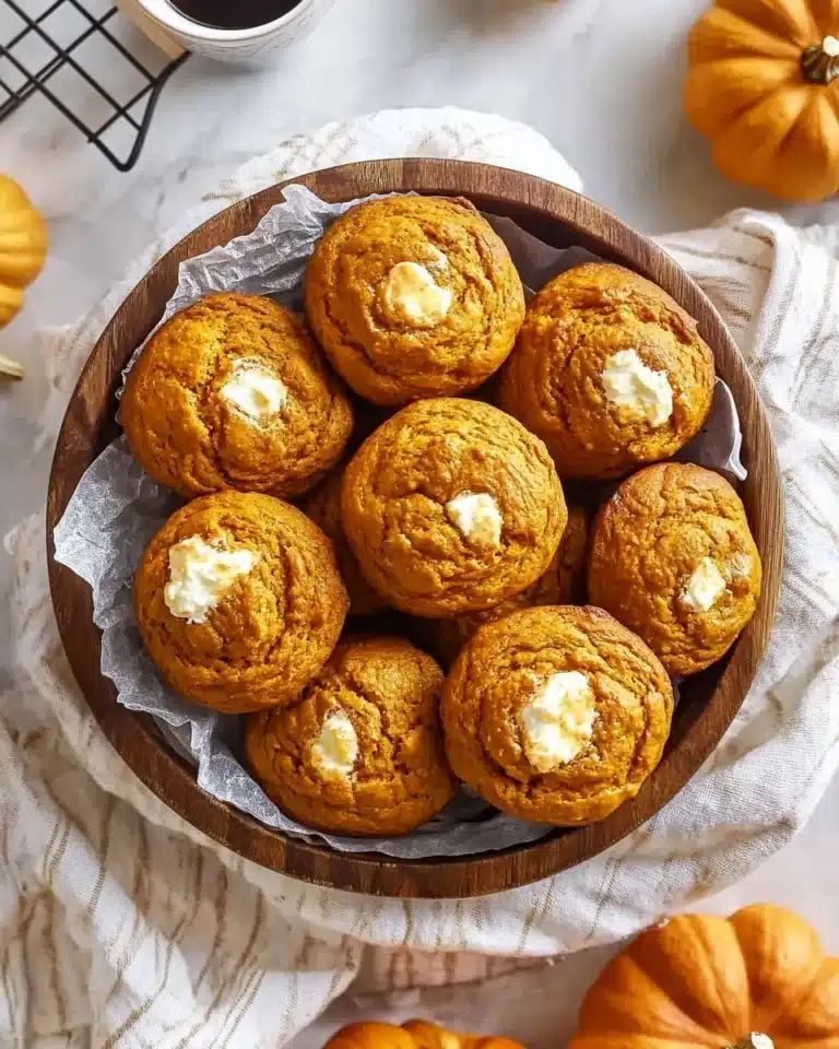 Cream Cheese-Filled Pumpkin Muffins Recipe