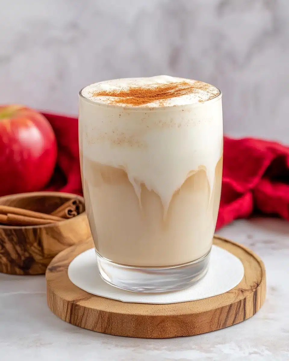 Iced Apple Crisp Cream Chai Recipe