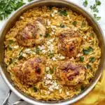One Pot Lemon Pepper Chicken with Orzo Recipe