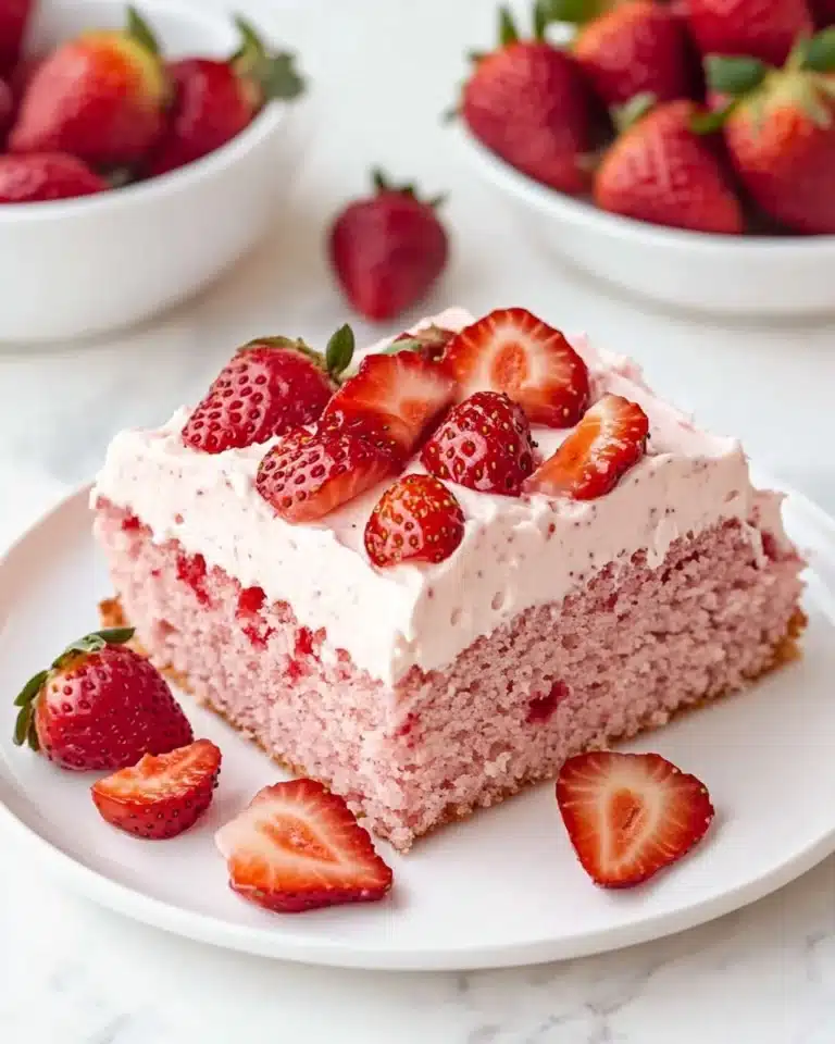 Strawberry Sheet Cake Recipe
