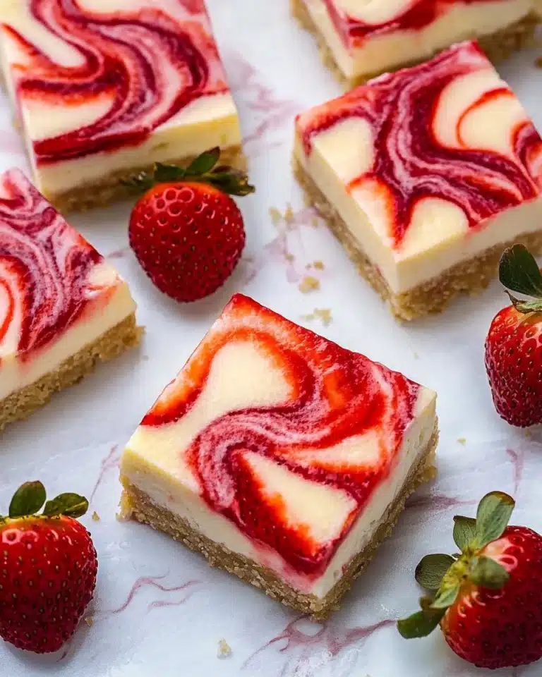 Strawberry Cheesecake Bars Recipe