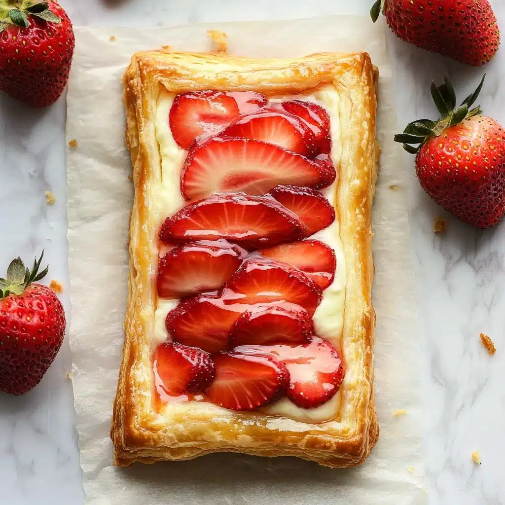 Strawberry Cream Cheese Danish Recipe - Recipe Image