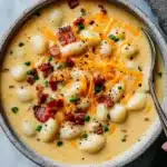 Bacon Cheddar Gnocchi Soup Recipe
