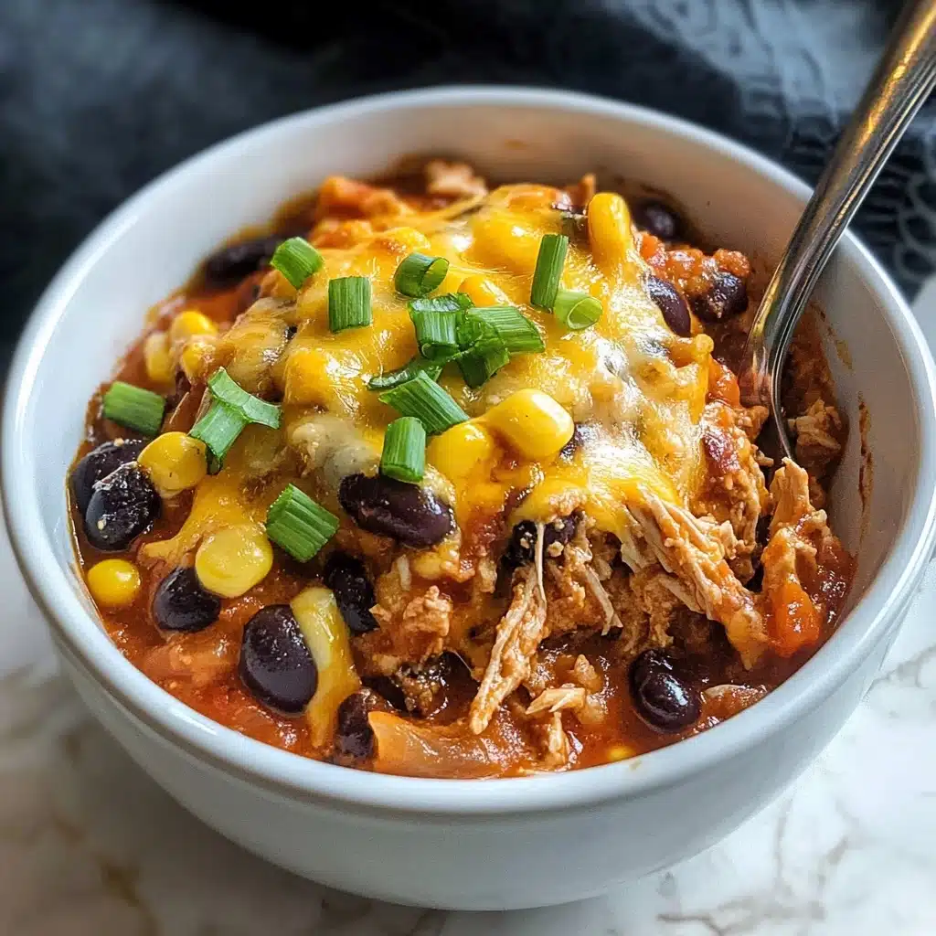 Crockpot Chicken Enchilada Casserole Recipe - Recipe Image