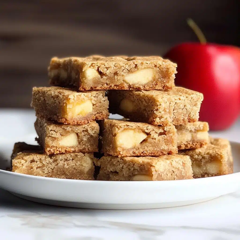 Cinnamon Apple Blondies Recipe - Recipe Image