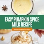 Pumpkin Spice Milk Recipe