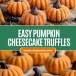 Pumpkin Cheesecake Truffles Recipe