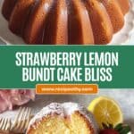 Strawberry Lemon Bundt Cake Recipe
