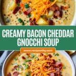 Bacon Cheddar Gnocchi Soup Recipe