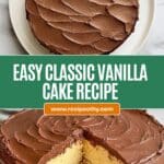 Classic Vanilla Cake Recipe
