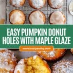 Healthy Pumpkin Donut Holes Recipe