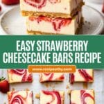 Strawberry Cheesecake Bars Recipe