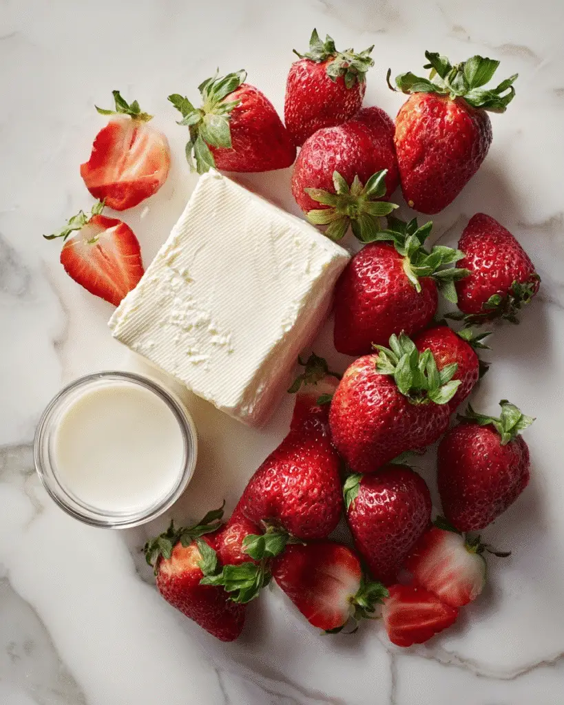 No Bake Strawberry Cheesecake Recipe