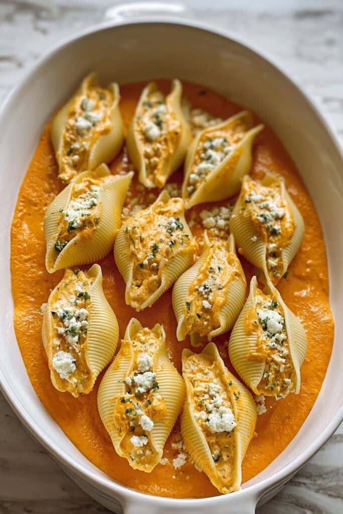 Creamy Pumpkin Ricotta Stuffed Shells Recipe