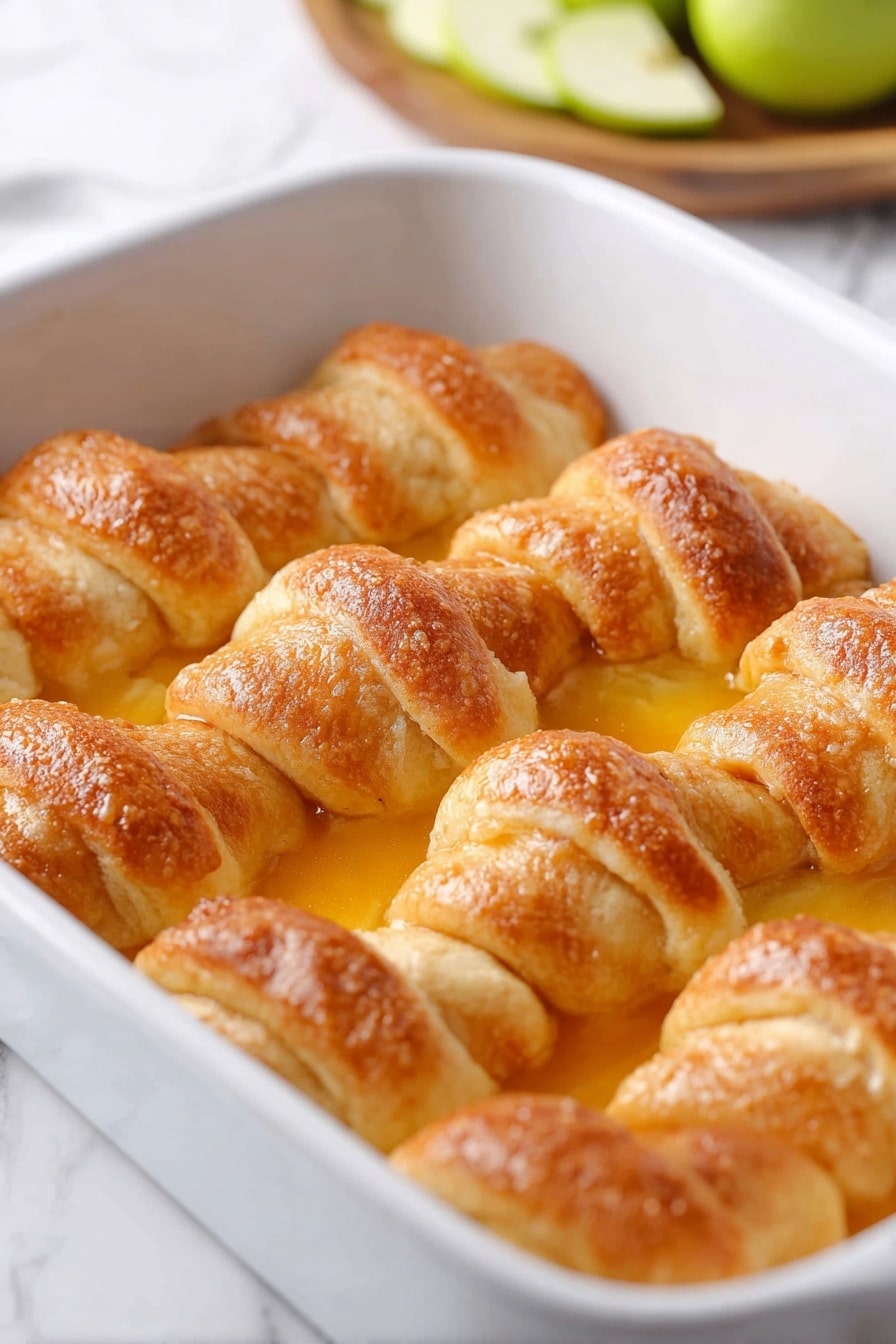 Easy Apple Dumplings with Mountain Dew Caramel Sauce Recipe