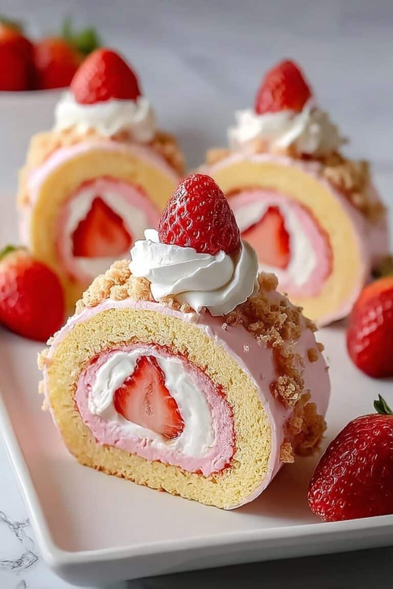 Strawberry Shortcake Sushi Roll Recipe