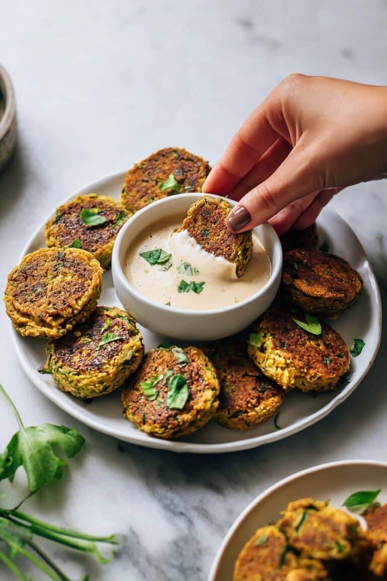 Easy Pumpkin Chickpea Fritters (Vegan + Gluten-Free) Recipe