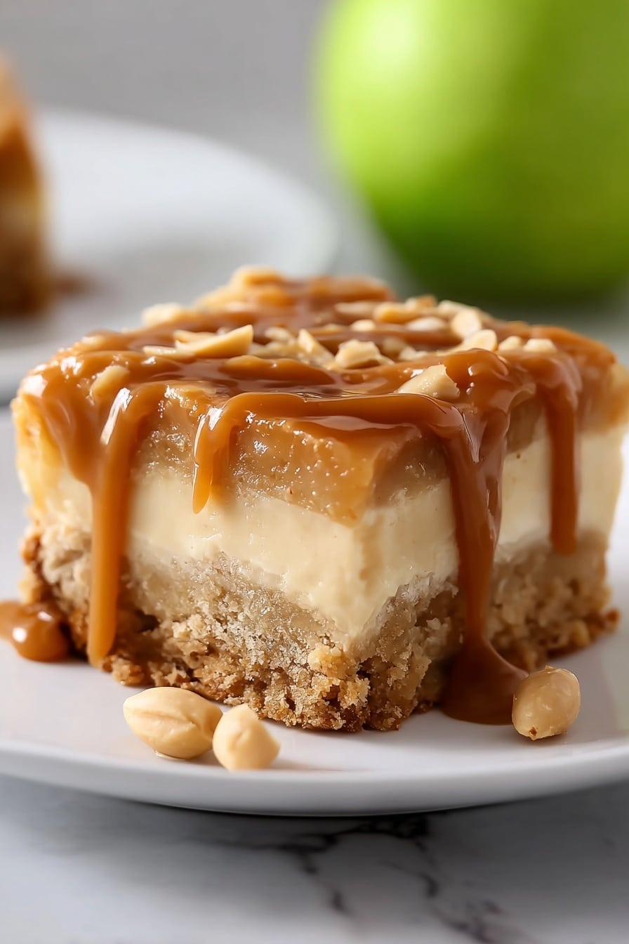 Salted Caramel Apple Sheet Cake Recipe