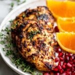Air Fryer Turkey Breast with Garlic and Thyme Recipe