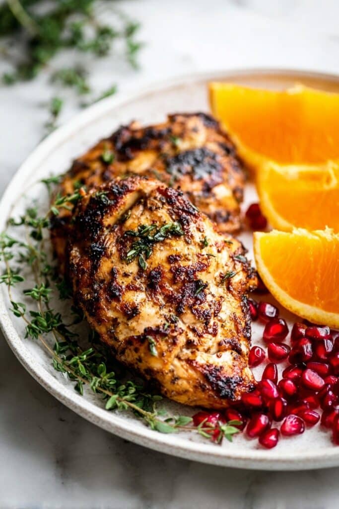 Air Fryer Turkey Breast with Garlic and Thyme Recipe