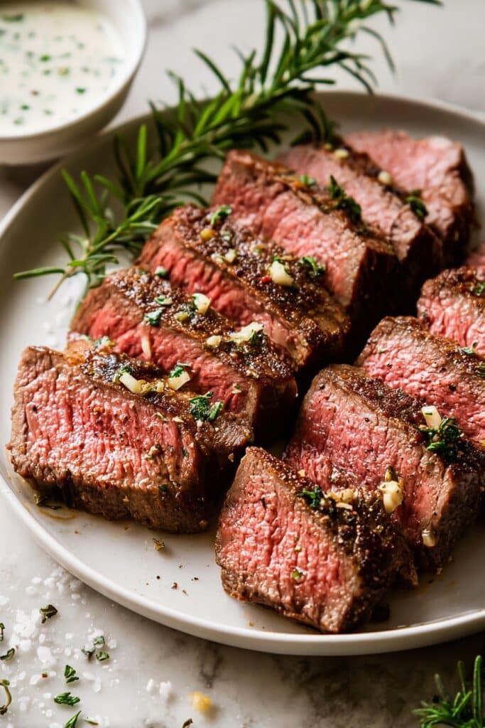 Garlic Butter Herb Beef Tenderloin Recipe
