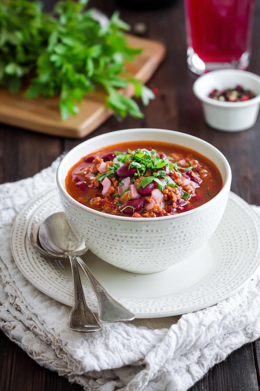 Slow Cooker Beet Chili Recipe