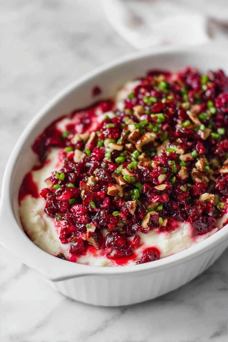Cranberry Jalapeño Cream Cheese Dip Recipe