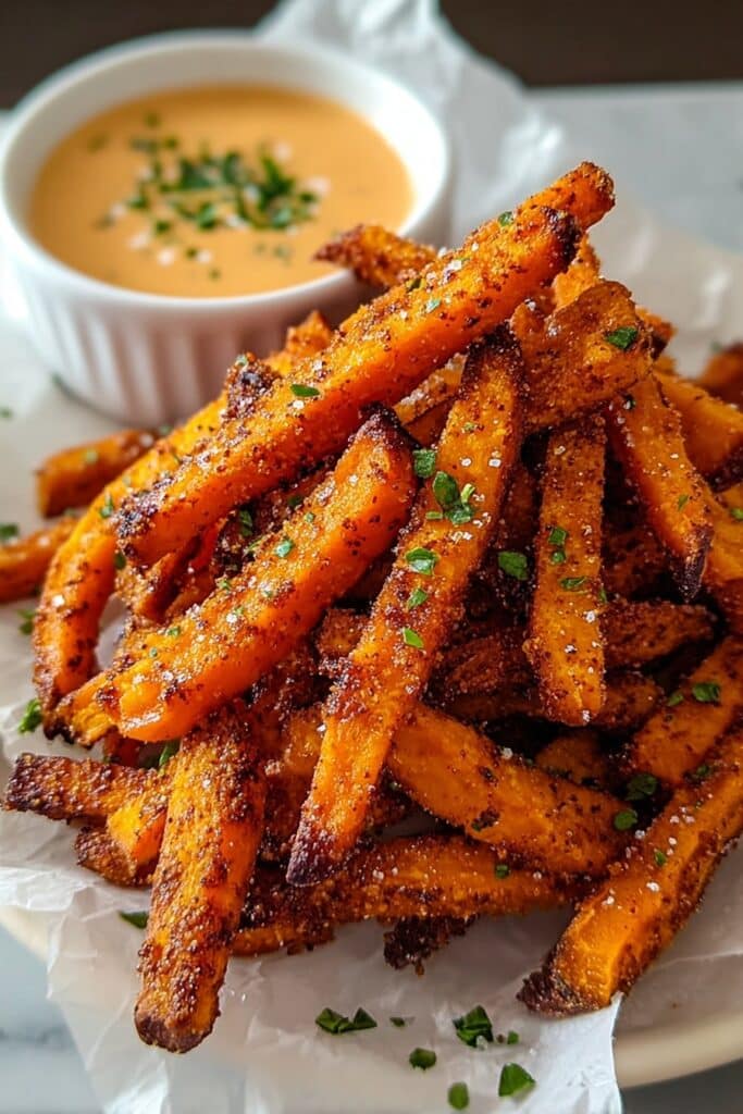 Crispy Oven Baked Sweet Potato Fries Recipe