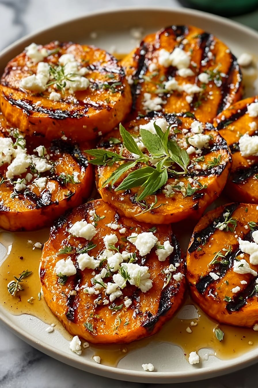 Roasted Sweet Potatoes with Honey and Feta Recipe