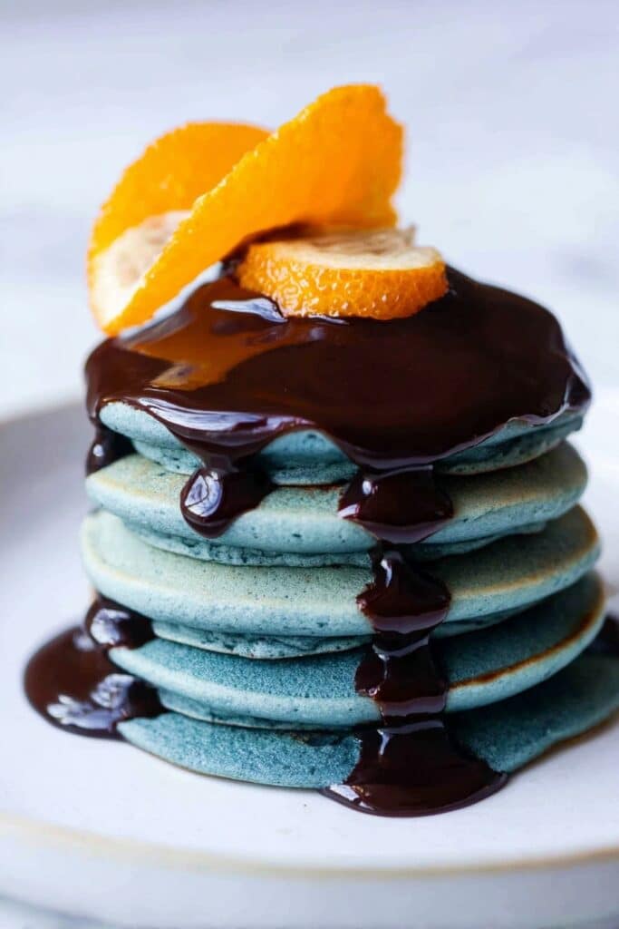Blue Pancakes (No Artificial Coloring) Recipe