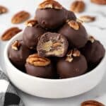 Condensed Milk Pecan Balls with Chocolate Coating Recipe