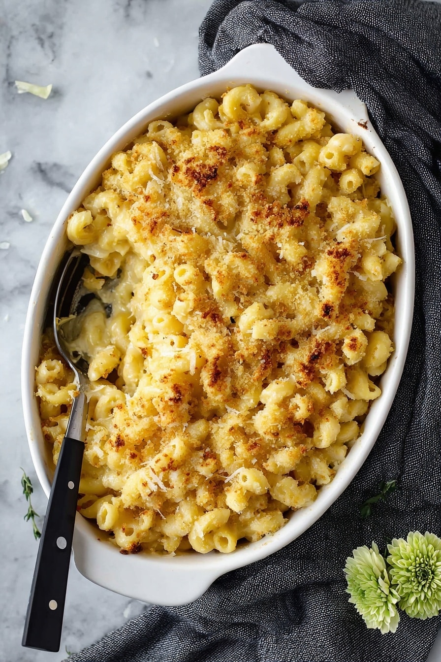 A white round ceramic dish with handles is filled with cooked cavatappi pasta, which looks soft and light brown in color. On top of the pasta, there are three squares of pale yellow butter and a pile of grated light beige cheese, clustered in the center of the dish. The dish is placed on a white marbled surface, and the photo is taken from above, showing all the textures and colors clearly photo taken with an iphone --ar 2:3 --v 7 - Easy Baked Mac and Cheese, cheesy baked pasta, creamy mac and cheese, homemade baked mac and cheese, comfort food classics