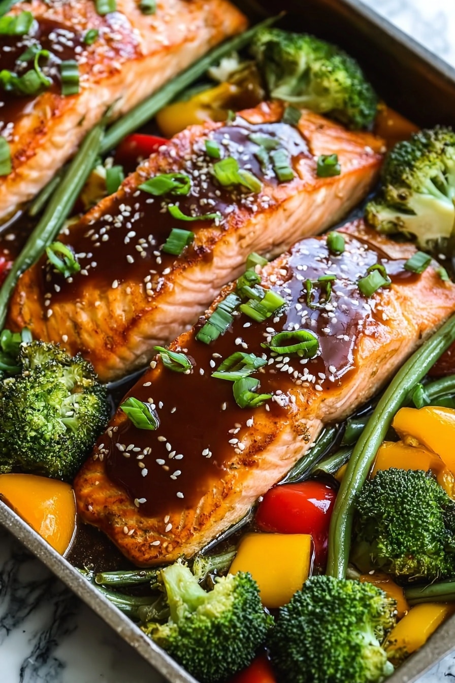 Sheet Pan Teriyaki Salmon and Vegetables – Easy One-Pan Dinner Recipe