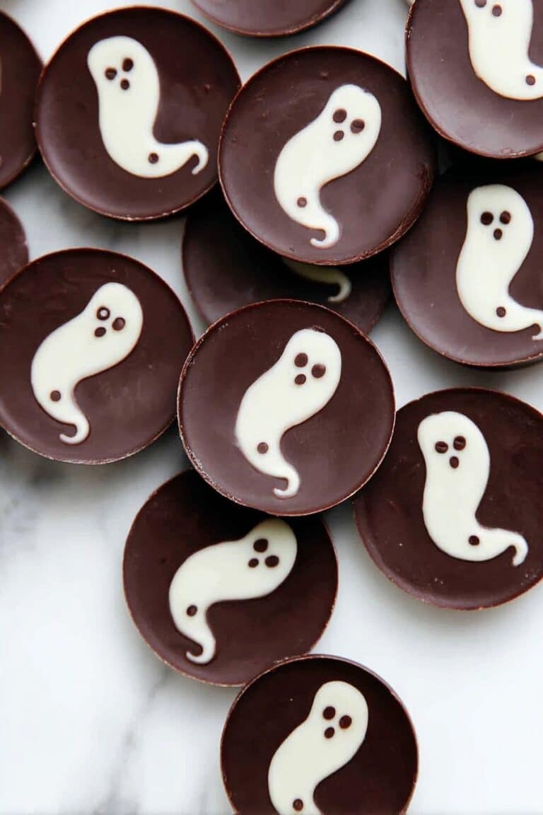 2-Ingredient Ghost Chocolate Cups Recipe