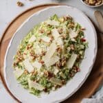 Shaved Brussels Sprouts Salad with Apple, Walnuts, and Parmigiano Recipe