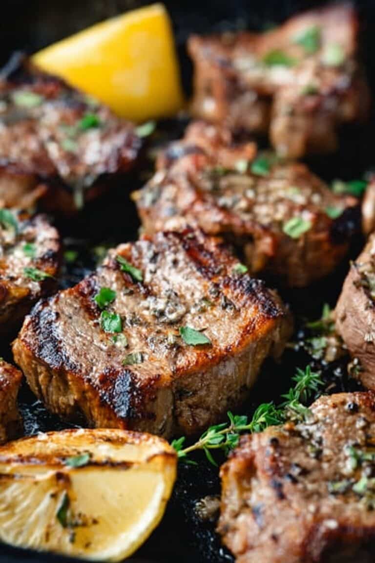 Lemon Thyme Lamb Chops Recipe