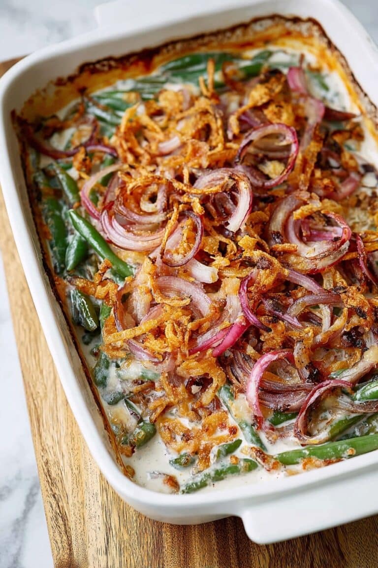 Healthy Green Bean Casserole Recipe