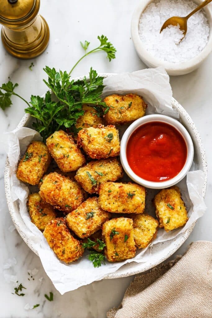 Crispy Baked Cauliflower Tots Recipe