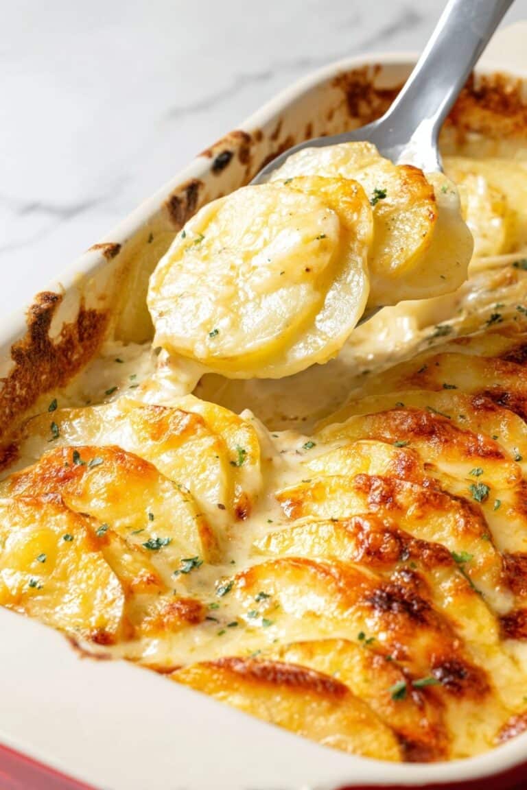 Easy Cheesy Scalloped Potatoes Recipe