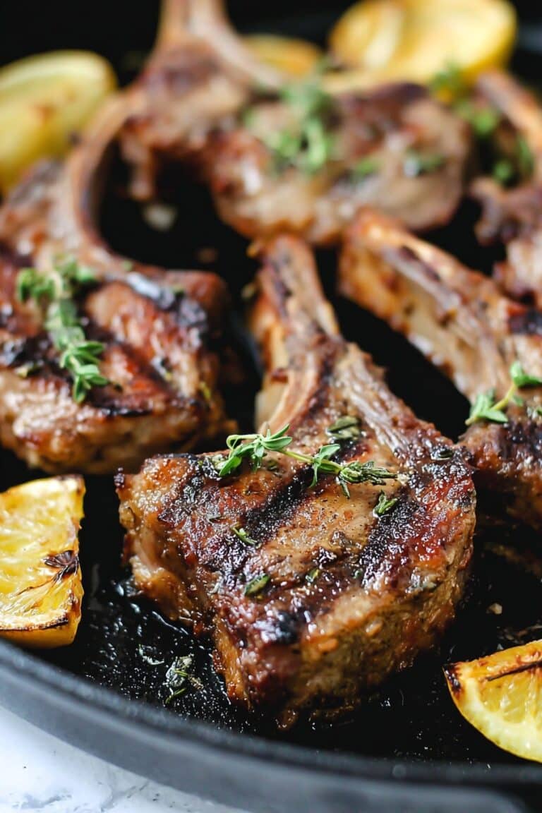 Garlic Butter Lamb Chops Recipe