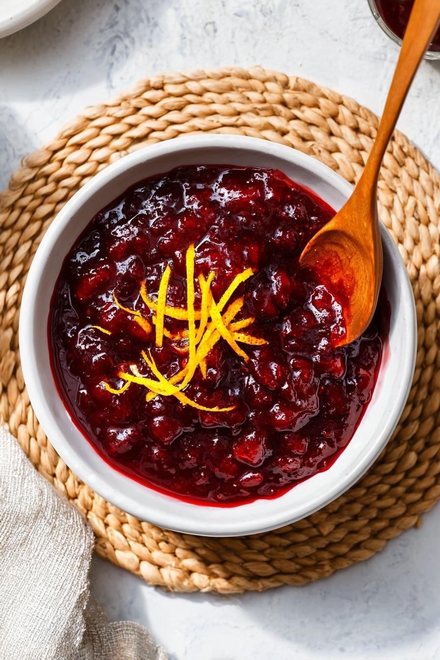 Cranberry Orange Sauce Recipe