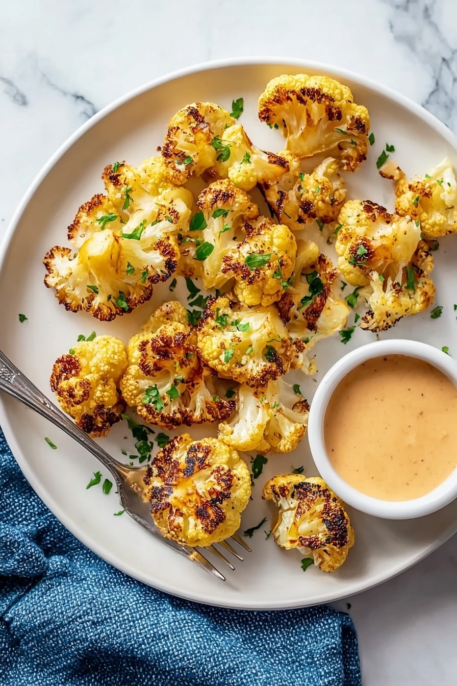 Crispy Air Fryer Cauliflower Without Breading Recipe