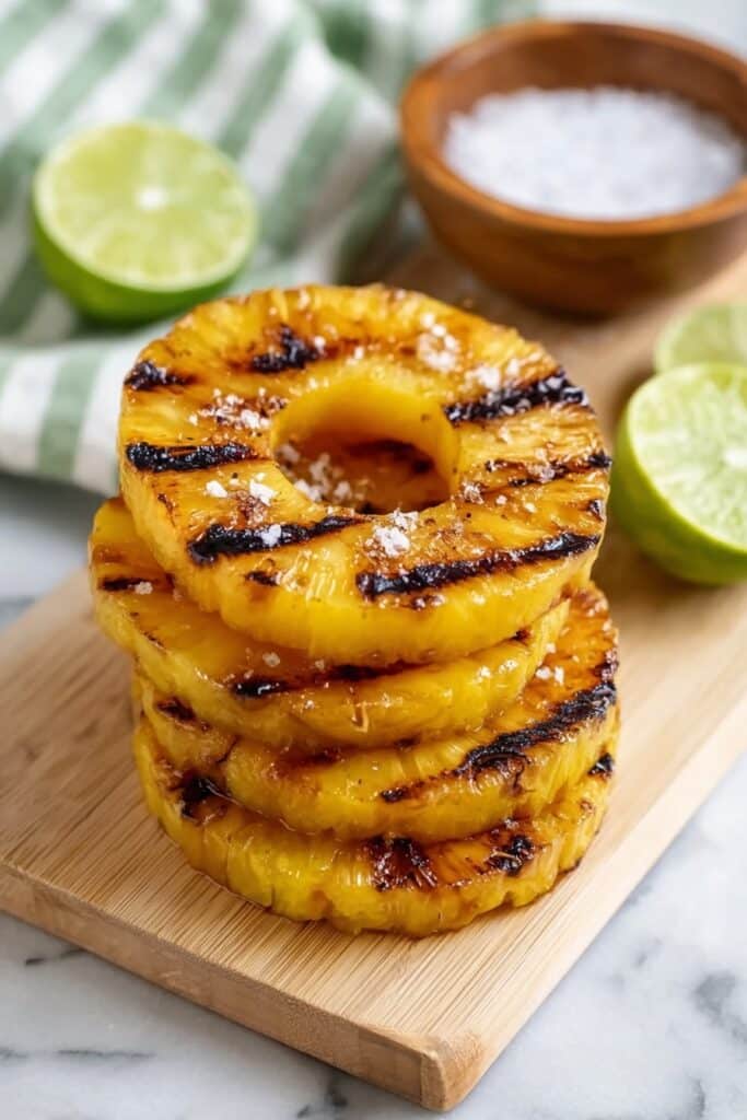 Grilled Pineapple with Lime and Coconut Recipe