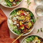 Mediterranean Beef and Veggie Skillet Recipe