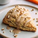 Carrot Cake Scones with Cinnamon Glaze Recipe