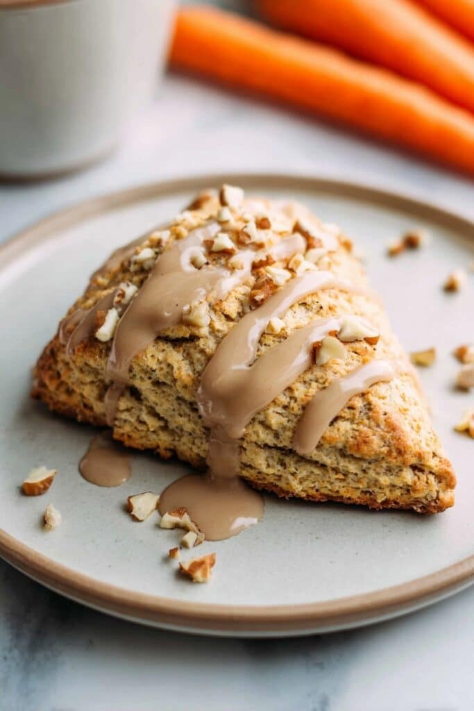 Carrot Cake Scones with Cinnamon Glaze Recipe