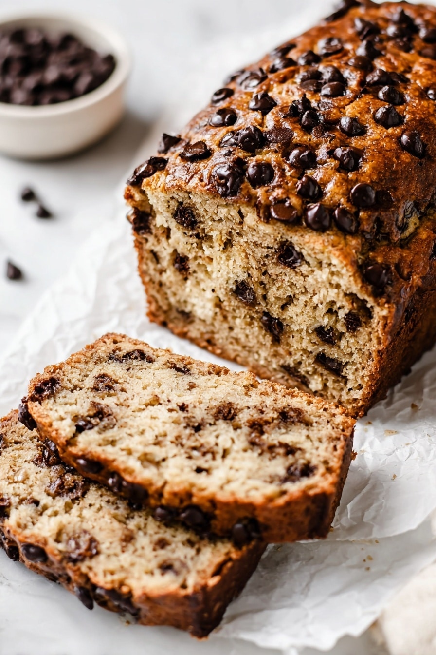 Protein Banana Bread with Chocolate Chips Recipe